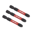 Sealey AK8231 Phillips 3 Impact Power Tool Bits 50mm - 3pc - AK8231 - Sealey Tools UK - Workshop Tool Storage