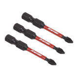 Sealey AK8232 Pozi 1 Impact Power Tool Bits 50mm - 3pc - AK8232 - Sealey Tools UK - Workshop Tool Storage