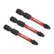 Sealey AK8233 Pozi 2 Impact Power Tool Bits 50mm - 3pc - AK8233 - Sealey Tools UK - Workshop Tool Storage