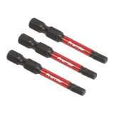 Sealey AK8237 Hex 4mm Impact Power Tool Bits 50mm - 3pc - AK8237 - Sealey Tools UK - Workshop Tool Storage