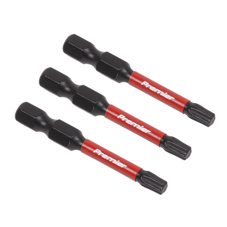 Sealey AK8243 TRX - Star* T25 Impact Power Tool Bits 50mm - 3pc - AK8243 - Sealey Tools UK - Workshop Tool Storage
