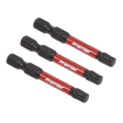 Sealey AK8245 TRX - Star* T30 Impact Power Tool Bits 50mm - 3pc - AK8245 - Sealey Tools UK - Workshop Tool Storage
