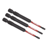 Sealey AK8265 TRX - Star* T10 Impact Power Tool Bits 75mm - 3pc - AK8265 - Sealey Tools UK - Workshop Tool Storage