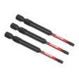 Sealey AK8266 TRX - Star* T15 Impact Power Tool Bits 75mm - 3pc - AK8266 - Sealey Tools UK - Workshop Tool Storage
