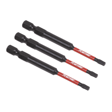 Sealey AK8266 TRX - Star* T15 Impact Power Tool Bits 75mm - 3pc - AK8266 - Sealey Tools UK - Workshop Tool Storage