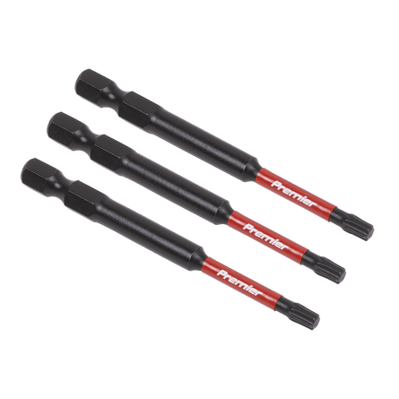 Sealey AK8267 TRX - Star* T20 Impact Power Tool Bits 75mm - 3pc - AK8267 - Sealey Tools UK - Workshop Tool Storage
