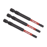 Sealey AK8268 TRX - Star* T25 Impact Power Tool Bits 75mm - 3pc - AK8268 - Sealey Tools UK - Workshop Tool Storage