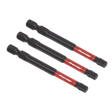 Sealey AK8270 TRX Star* T30 Impact Power Tool Bits 75mm - 3pc - AK8270 - Sealey Tools UK - Workshop Tool Storage
