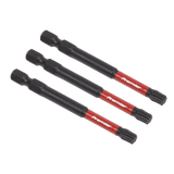 Sealey AK8270 TRX Star* T30 Impact Power Tool Bits 75mm - 3pc - AK8270 - Sealey Tools UK - Workshop Tool Storage