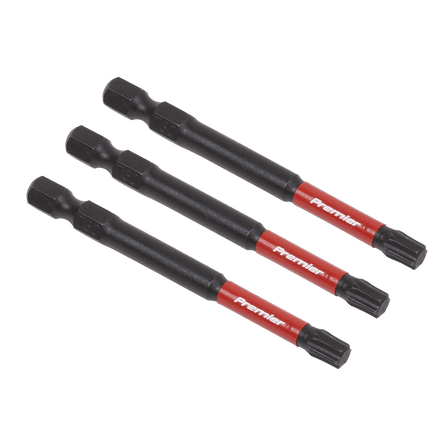 Sealey AK8270 TRX Star* T30 Impact Power Tool Bits 75mm - 3pc - AK8270 - Sealey Tools UK - Workshop Tool Storage