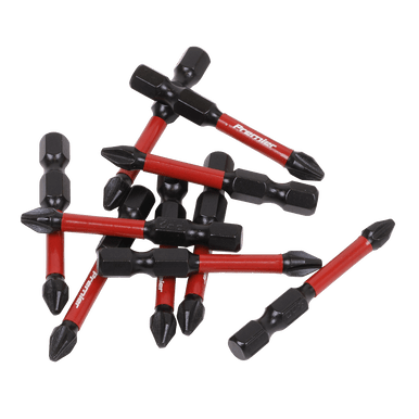Sealey AK8274 Phillips 2 Impact Power Tool Bits 50mm - 10pc - AK8274 - Sealey Tools UK - Workshop Tool Storage