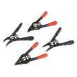 Sealey AK8449 Mini Circlip Pliers Set 4pc - AK8449 - Sealey Tools UK - Workshop Tool Storage