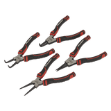 Sealey AK8457 Circlip Pliers Set 180mm 4pc - AK8457 - Sealey Tools UK - Workshop Tool Storage