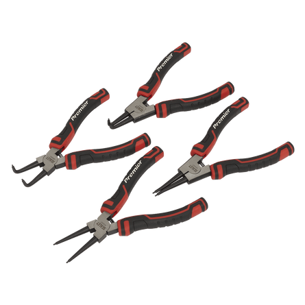 Sealey AK8457 Circlip Pliers Set 180mm 4pc - AK8457 - Sealey Tools UK - Workshop Tool Storage