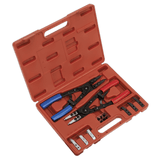 Sealey AK8500 Circlip Pliers Set Internal/External 265mm Heavy - Duty - AK8500 - Sealey Tools UK - Workshop Tool Storage