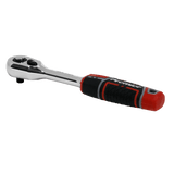 Sealey AK8934 Ratchet Wrench 1/4"Sq Drive Flip Reverse - AK8934 - Sealey Tools UK - Workshop Tool Storage