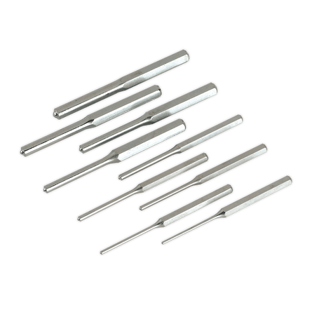 Sealey AK9109 Roll Pin Punch Set 9pc 1/8 - 1/2" - Imperial - AK9109 - Sealey Tools UK - Workshop Tool Storage