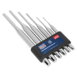 Sealey AK9128 Parallel Pin Punch Set 6pc - AK9128 - Sealey Tools UK - Workshop Tool Storage