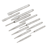 Sealey AK9129 Punch & Chisel Set 12pc - AK9129 - Sealey Tools UK - Workshop Tool Storage