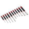 Sealey AK9135 Sheathed Punch & Chisel Set 11pc - AK9135 - Sealey Tools UK - Workshop Tool Storage