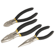 Sealey AK9333 Pliers Set 3pc Ni - Fe Finish - AK9333 - Sealey Tools UK - Workshop Tool Storage