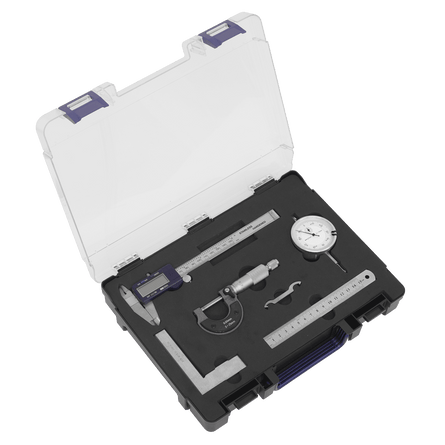 Sealey AK96SET Measuring Tool Set 5pc - AK96SET - Sealey Tools UK - Workshop Tool Storage