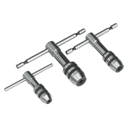 Sealey AK9799 T - Handle Tap Wrench Set 3pc - AK9799 - Sealey Tools UK - Workshop Tool Storage