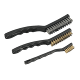 Sealey AK9801 Wire Brush Set Auto Engineer's 3pc - AK9801 - Sealey Tools UK - Workshop Tool Storage