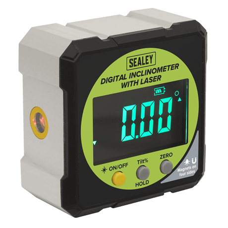 Sealey AK9991 Digital Inclinometer with Laser - AK9991 - Sealey Tools UK - Workshop Tool Storage