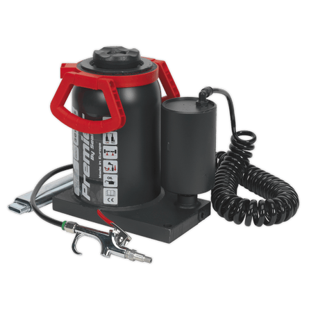Sealey AM30 Bottle Jack 30tonne Manual/Air Hydraulic - AM30 - Sealey Tools UK - Workshop Tool Storage