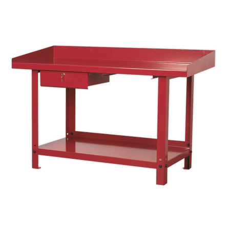 Sealey AP1015 Workbench Steel 1.5m with 1 Drawer - AP1015 - Sealey Tools UK - Workshop Tool Storage