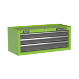 Sealey AP22309BBHV Mid - Box 3 Drawer with Ball - Bearing Slides - Green/Grey - AP22309BBHV - Sealey Tools UK - Workshop Tool Storage