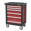 Sealey AP2406 Rollcab 6 Drawer with Ball - Bearing Slides - AP2406 - Sealey Tools UK - Workshop Tool Storage