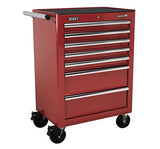Sealey AP26479T Rollcab 7 Drawer with Ball Bearing Runners - Red - Tool Chests - SLY-15200 - Sealey Tools UK - Workshop Tool Storage