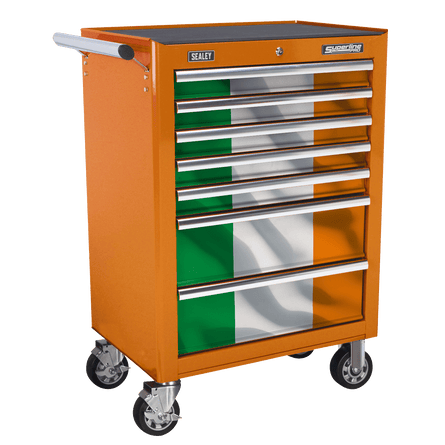 Sealey AP26479TOIRE Republic of Ireland Graphics 7 Drawer Rollcab Kit - AP26479TOIRE - Sealey Tools UK - Workshop Tool Storage