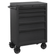 Sealey AP2705BE Rollcab 5 Drawer 680mm with Soft Close Drawers - AP2705BE - Sealey Tools UK - Workshop Tool Storage