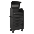 Sealey AP2709BE Tower Cabinet 9 Drawer 690mm with Soft Close Drawers & Power Strip - AP2709BE - Sealey Tools UK - Workshop Tool Storage