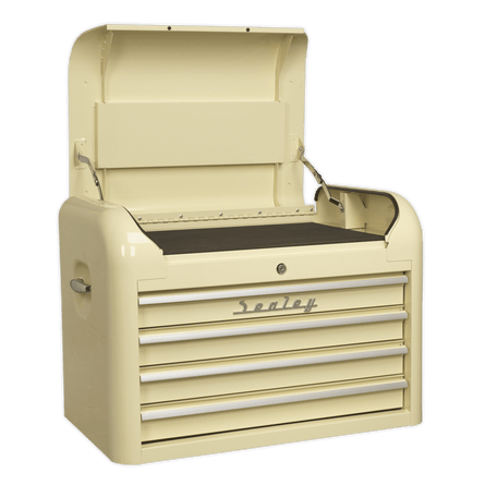Sealey AP28104 Topchest 4 Drawer Retro Style - AP28104 - Sealey Tools UK - Workshop Tool Storage