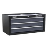 Sealey AP3503TB Mid - Box 3 Drawer with Ball Bearing Slides - Black/Grey - AP3503TB - Sealey Tools UK - Workshop Tool Storage