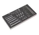 Sealey AP35TBCOMBO Tool Chest Combination 16 Drawer with Ball Bearing Slides - Black/Grey & 468pc Tool Kit - AP35TBCOMBO - Sealey Tools UK - Workshop Tool Storage