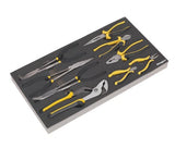 Sealey AP35TBCOMBO Tool Chest Combination 16 Drawer with Ball Bearing Slides - Black/Grey & 468pc Tool Kit - AP35TBCOMBO - Sealey Tools UK - Workshop Tool Storage