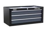 Sealey AP35TBCOMBO Tool Chest Combination 16 Drawer with Ball Bearing Slides - Black/Grey & 468pc Tool Kit - AP35TBCOMBO - Sealey Tools UK - Workshop Tool Storage
