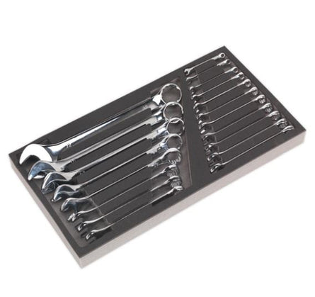 Sealey AP35TBCOMBO3 Rollcab 8 Drawer Ball Bearing Slides - Black/Grey with 302pc Tool Kit - AP35TBCOMBO3 - Sealey Tools UK - Workshop Tool Storage