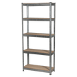Sealey AP6150GS Racking Unit 5 Shelf 150kg Capacity Per Level - AP6150GS - Sealey Tools UK - Workshop Tool Storage