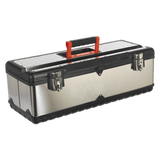 Sealey AP660S Stainless Steel Toolbox 660mm with Tote Tray - AP660S - Sealey Tools UK - Workshop Tool Storage