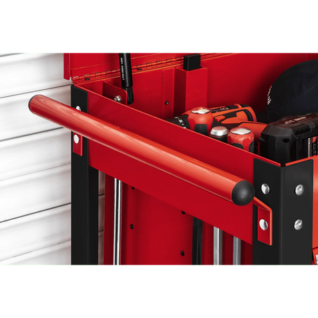 Sealey AP890M Heavy - Duty Mobile Tool & Parts Trolley with 5 Drawers & Lockable Top - AP890M - Sealey Tools UK - Workshop Tool Storage