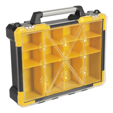 Sealey APAS12R Parts Storage Case with 12 Removable Compartments - APAS12R - Sealey Tools UK - Workshop Tool Storage