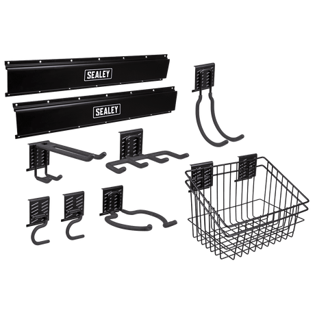 Sealey APHKIT3 9pc Ultimate Multipurpose Storage Hook Kit - APHKIT3 - Sealey Tools UK - Workshop Tool Storage