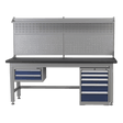 Sealey API1500COMB02 1.5m Complete Industrial Workstation & Cabinet Combo - API1500COMB02 - Sealey Tools UK - Workshop Tool Storage