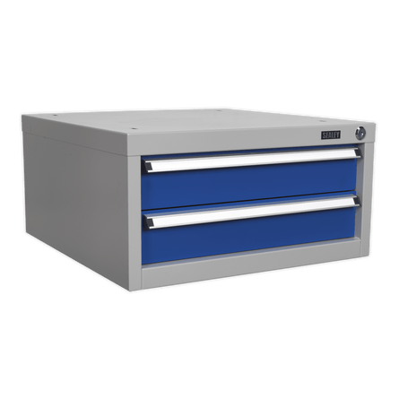 Sealey API9 Double Drawer Unit for API Series Workbenches - API9 - Sealey Tools UK - Workshop Tool Storage